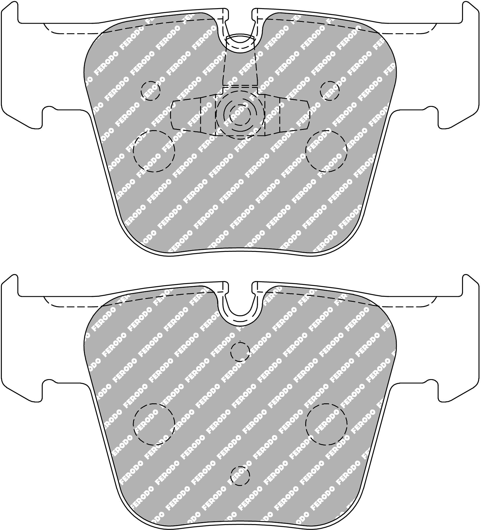 Ferodo Semi-Metallic Brake Pads | FER-FCP4412H