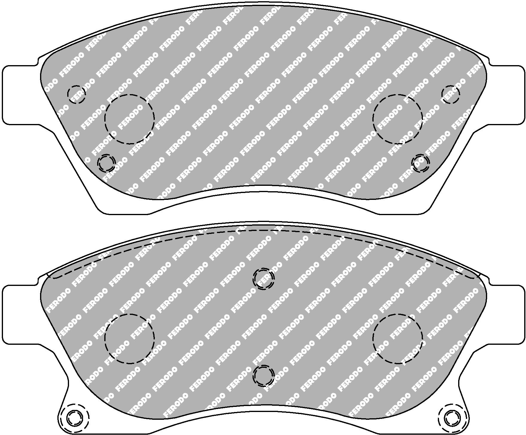 Ferodo Semi-Metallic Brake Pads | FER-FCP4262H