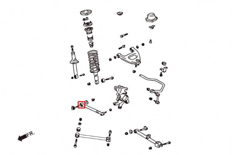 Rear Front Arm Bushing Toyota Mark ii