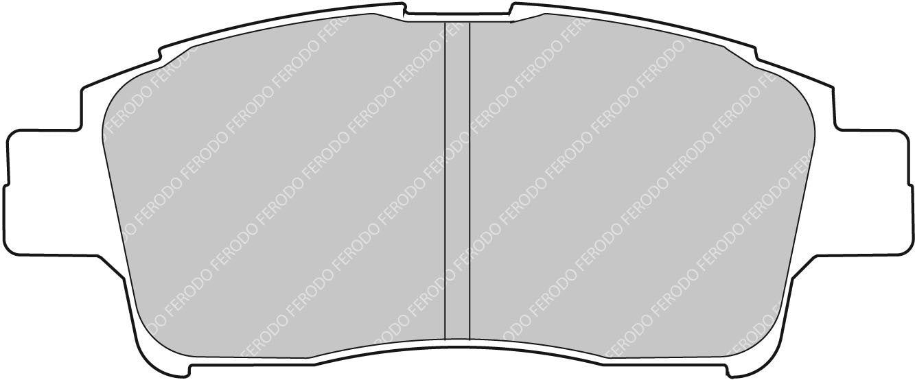 Ferodo Semi-Metallic Brake Pads | FER-FCP1368H