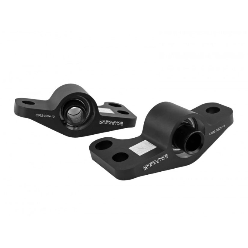 Skunk2 Billet Aluminum Compliance Bracket with Spherical Bearings Black 96-00 Honda Civic Ex EK
