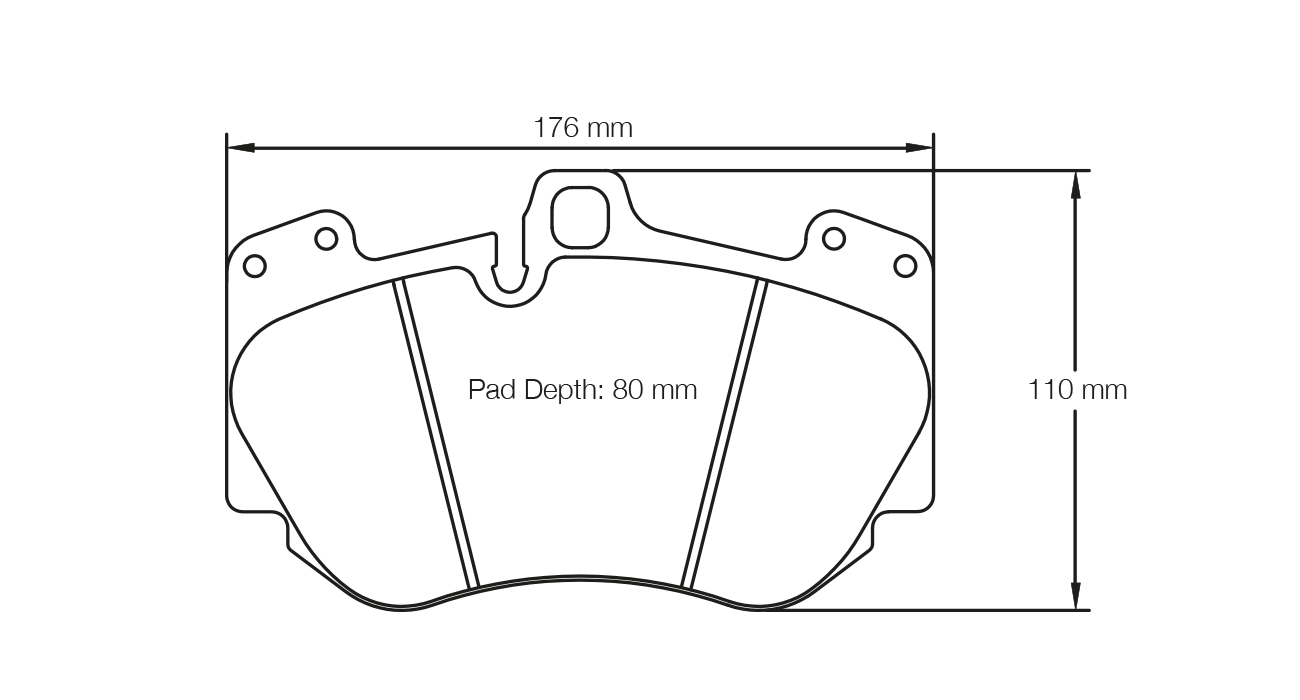 Pagid Racing RSC 1 Brake Pads - Front | S4907C01001 - Pagid Racing brake pads
