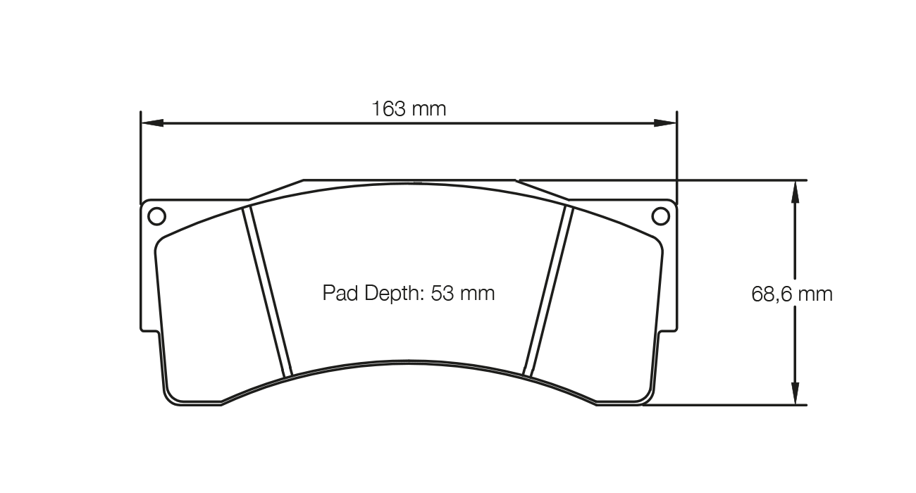 Pagid Racing RST 2E Brake Pads - Front | S2557T2E001 - Pagid Racing brake pads