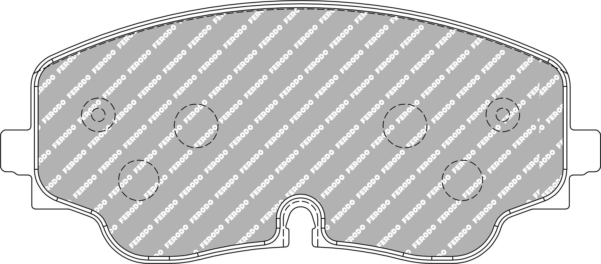Ferodo Semi-Metallic Brake Pads | FER-FCP5358H