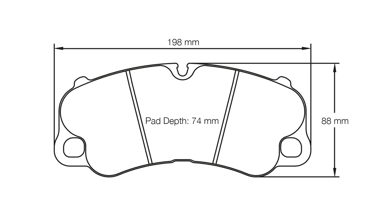 Pagid Racing RSC 1 Brake Pads - Front | S4927C01001 - Pagid Racing brake pads