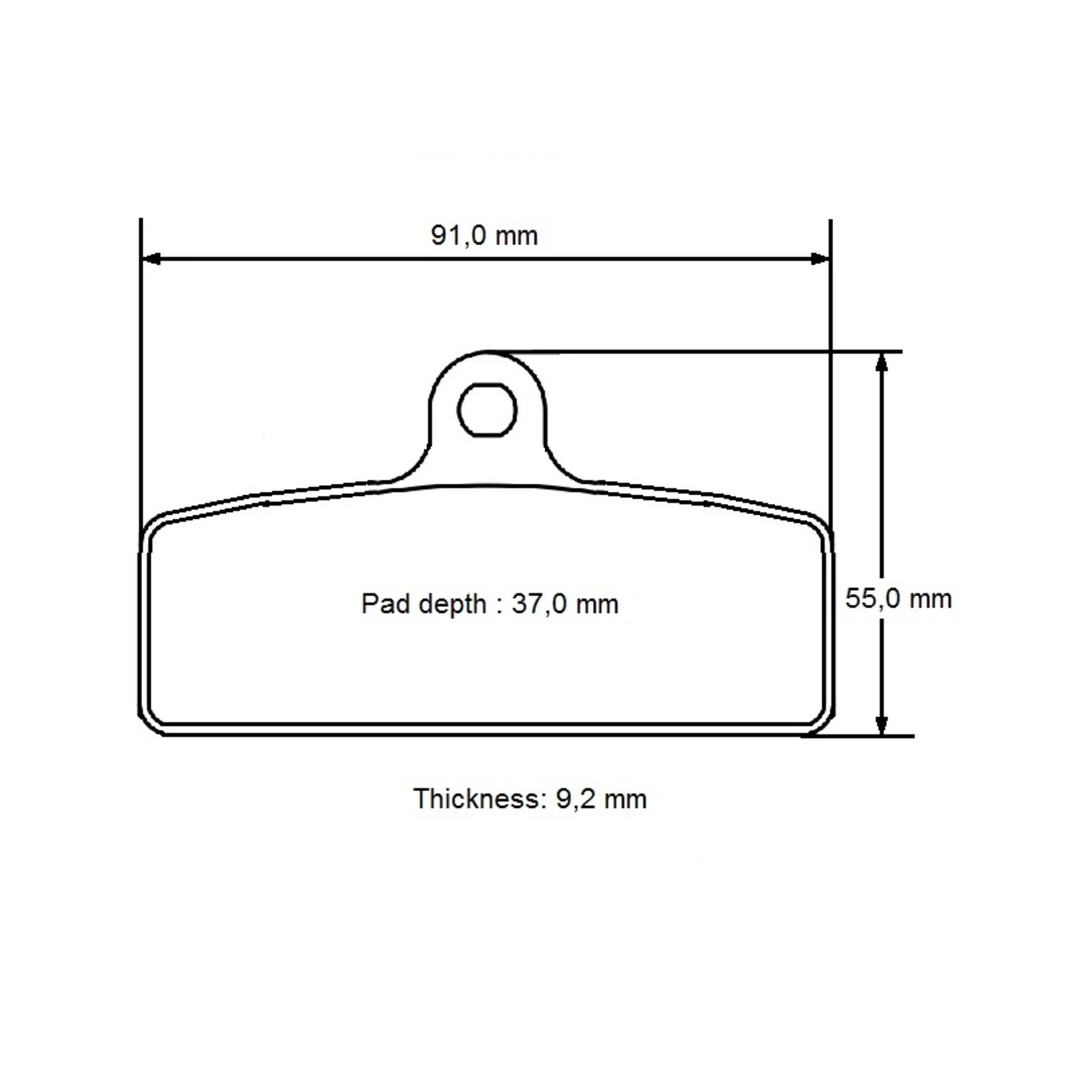 Pagid Racing UT 2 Brake Pads - Brake | S6009UT2001 - Pagid Racing brake pads