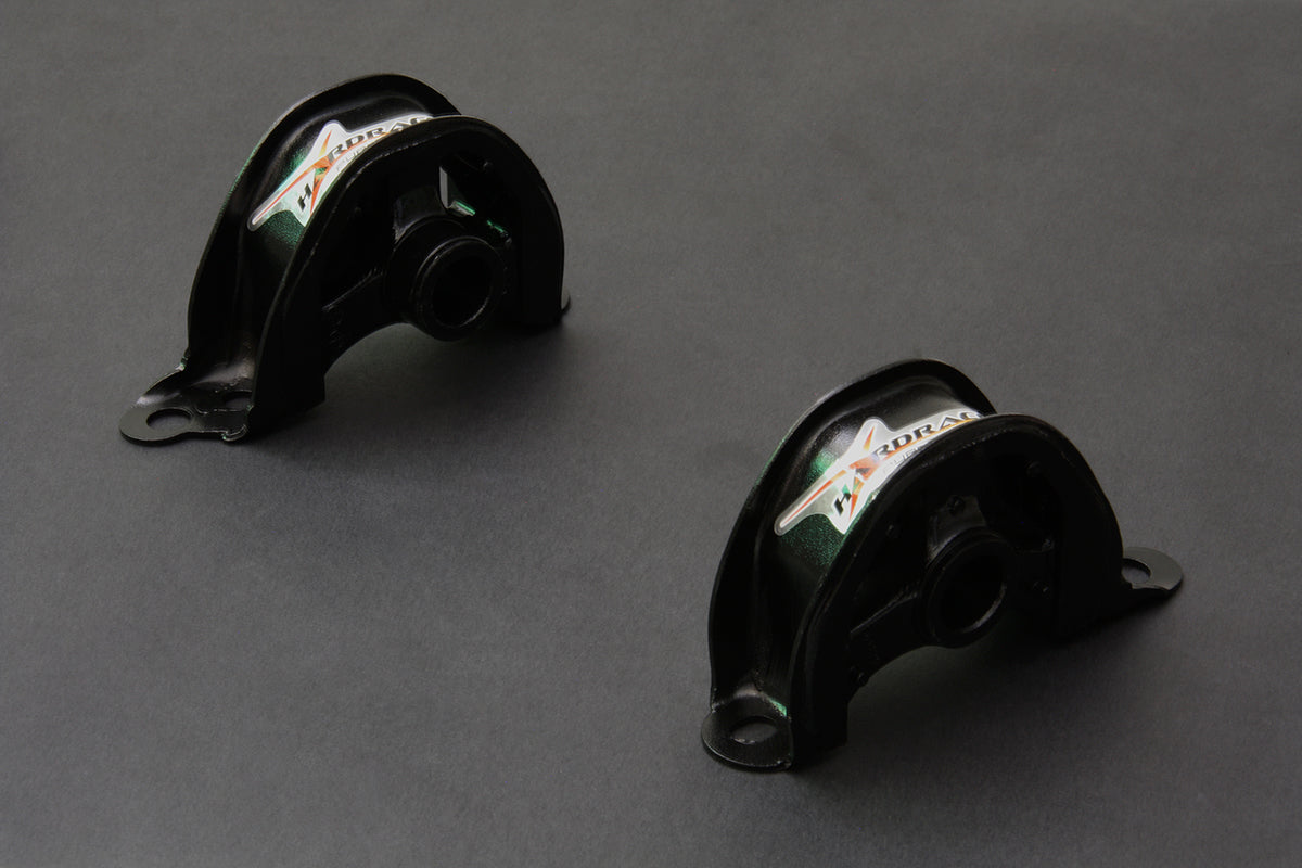 Hardrace Hardened Front Lower Engine Mounts 2Pc Set Honda Civic EG EK Integra DC2 B-Series D-Series 92-00