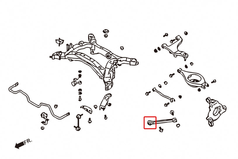 Rear Trailing Arm Bushing Infiniti G series, Nissan Skyline, Z-series