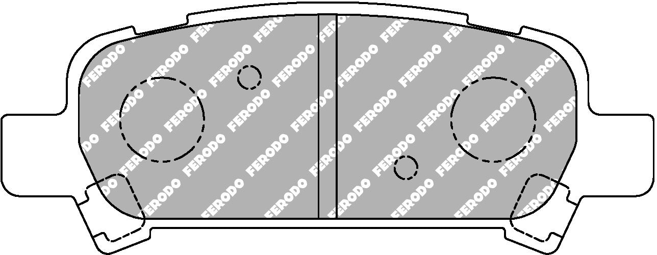 Ferodo Semi-Metallic Brake Pads | FER-FCP1333H