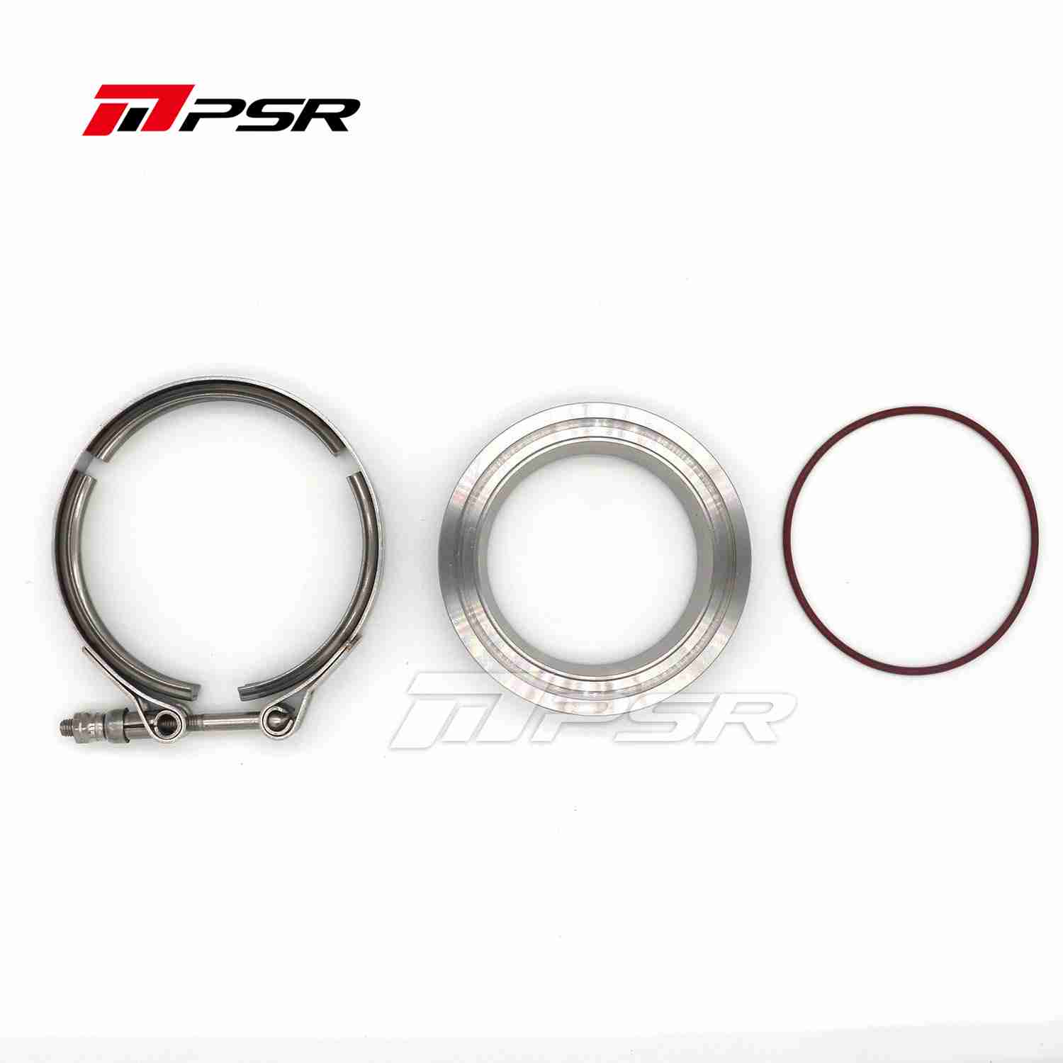 Pulsar Turbo PSR Stainless Steel V-Band 3''/3.5'' Flange&amp;Clamp Kits for PRO PTG75 PT/X42 PT/X45 PT/X47 PT/X50 PT/X55 400 etc. Compressor Outlet by Pulsar Turbo available at Torque Lab