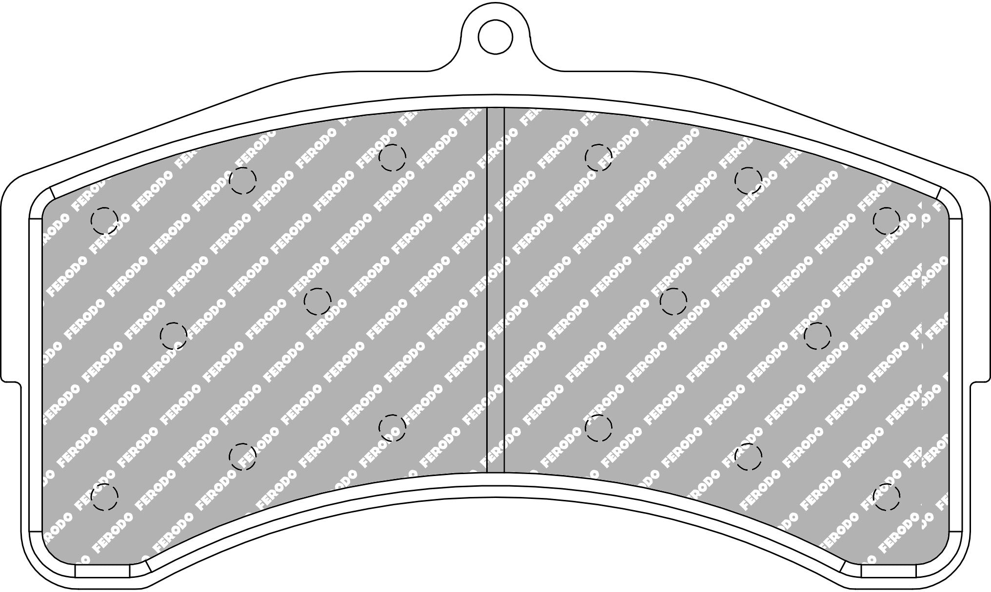 Ferodo Semi-Metallic Brake Pads | FER-FRP3165GB