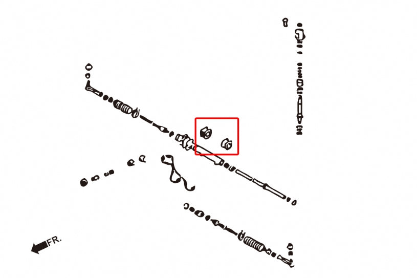 Tpv Steering Bush Kit Subaru Forester, Impreza, Legacy/outback