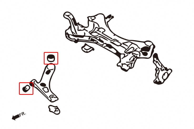 Front Lower Arm Bush Set Hyundai, Kia