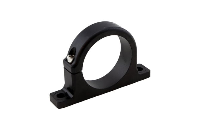FPR Billet Fuel Filter Bracket for Turbosmart 1.75" OD filters - Anodized Black by Turbosmart - performance upgrade from Torque Lab