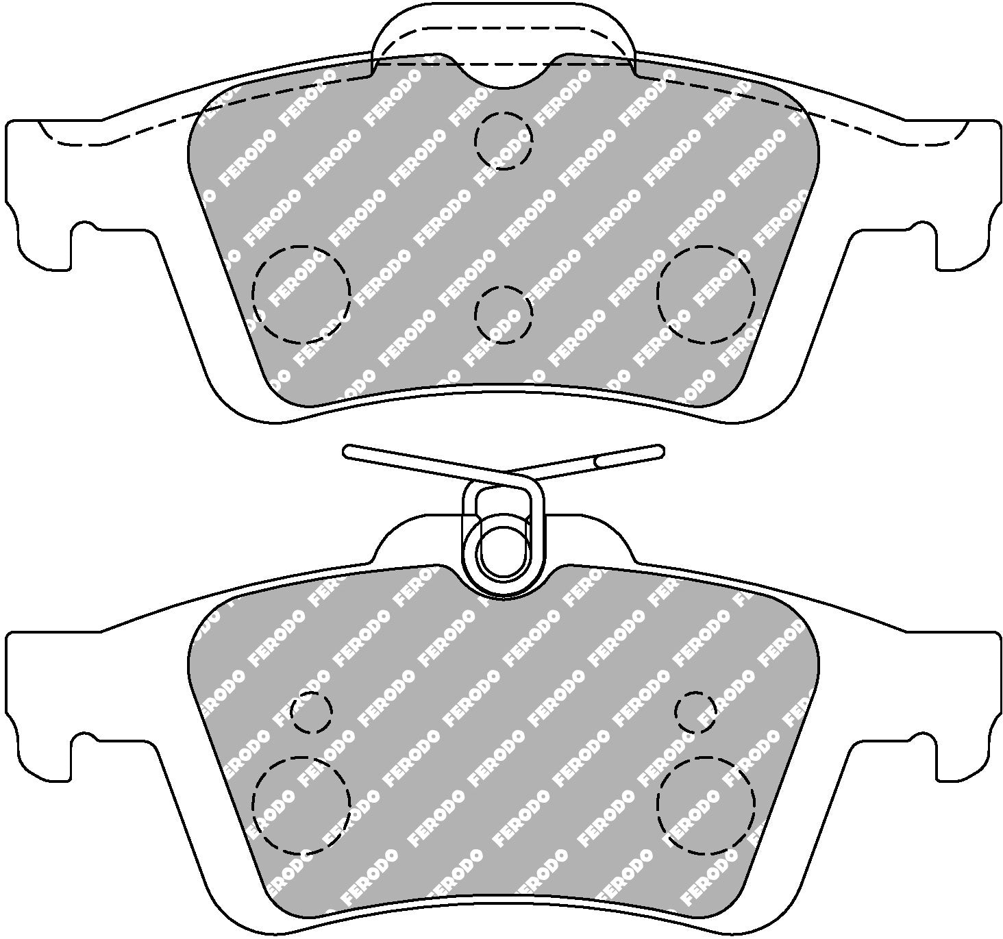 Ferodo Semi-Metallic Brake Pads | FER-FCP1931H