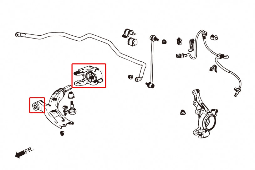 Front Lower Arm Bush Honda CR-V