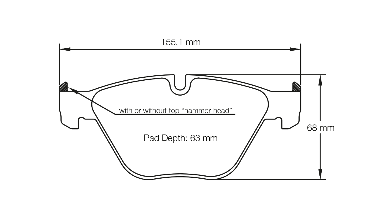 Pagid Racing RSL 19 Brake Pads - Front | E8053R1901 - Pagid Racing brake pads