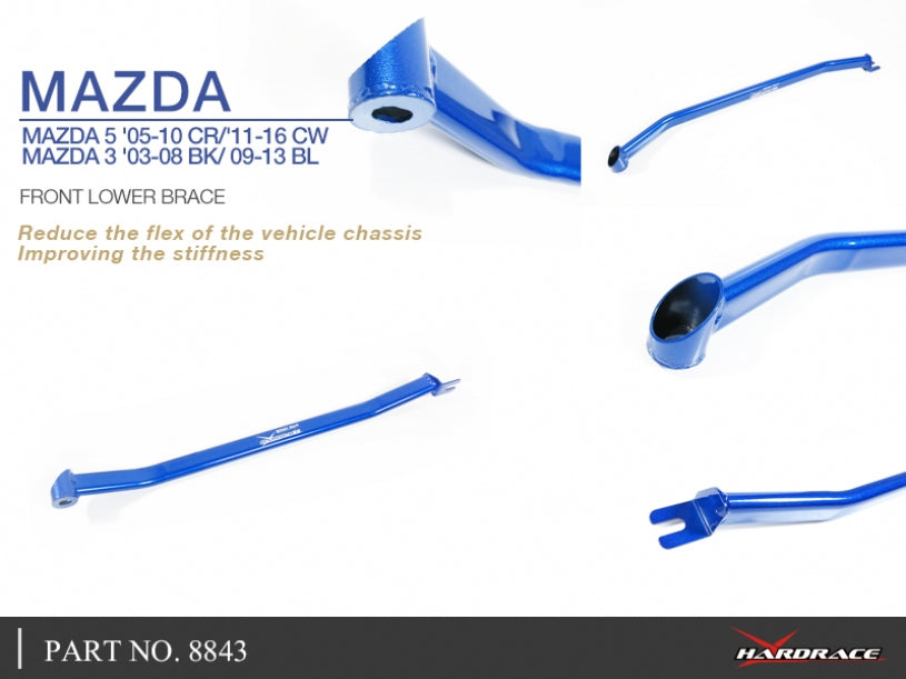 Front Lower Brace Mazda 3, 5