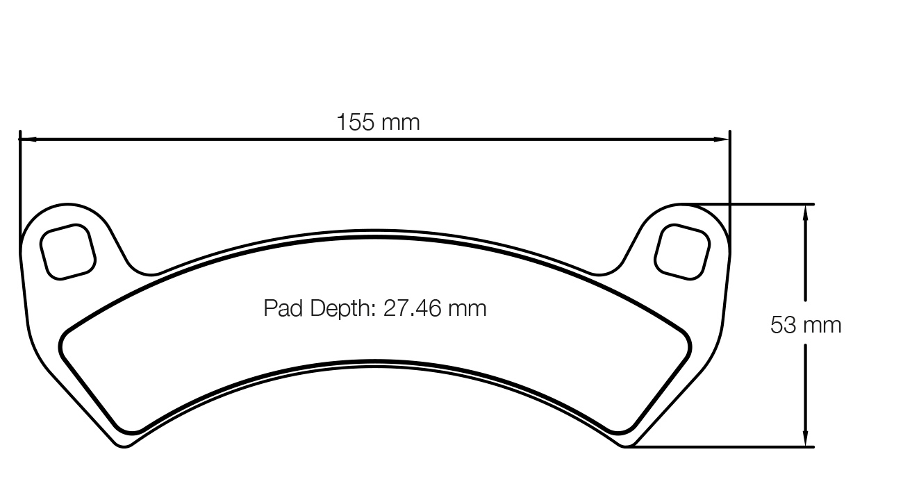 Pagid Racing UT 2 Brake Pads - Front | S6001UT2001 - Pagid Racing brake pads