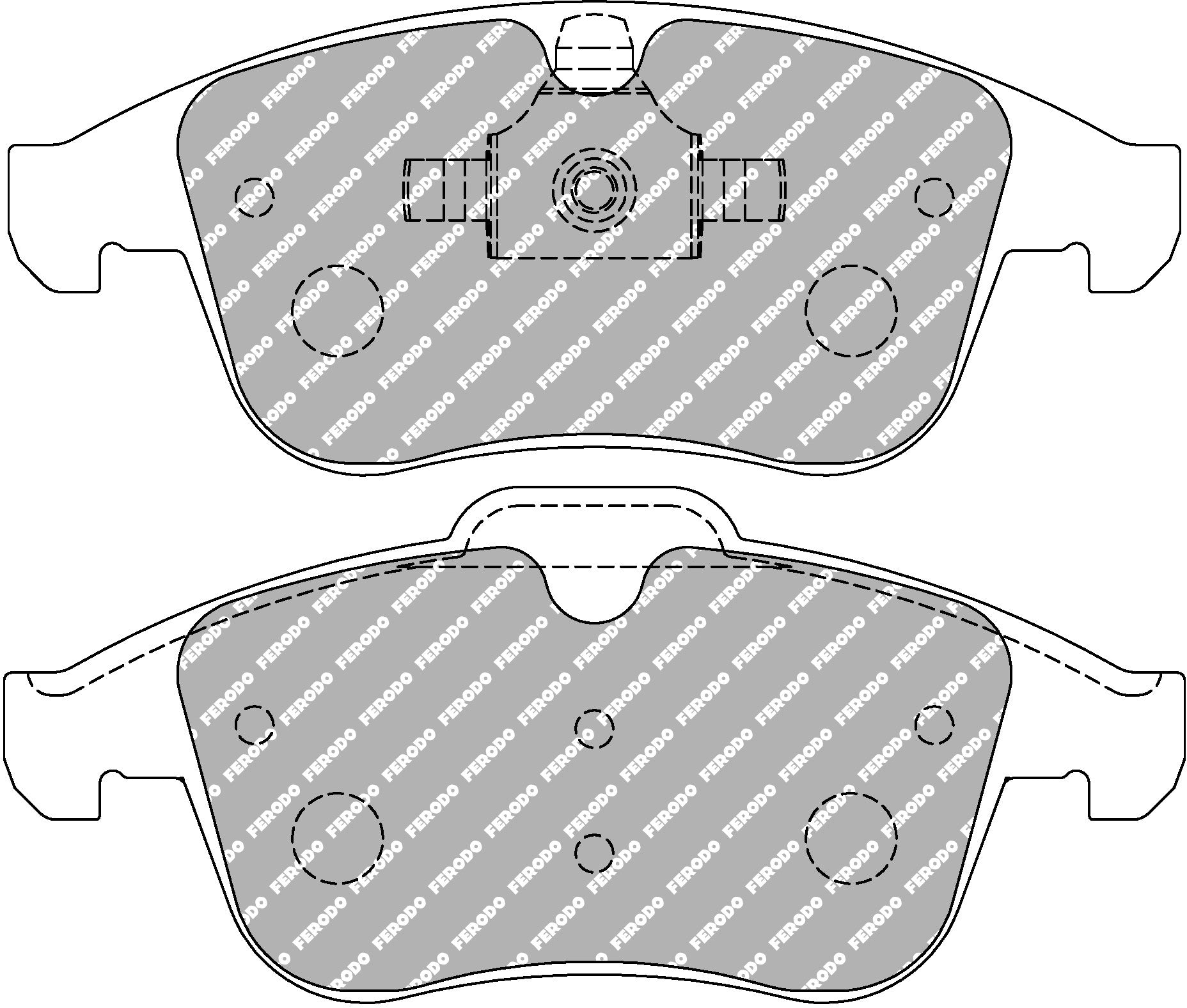 Ferodo Semi-Metallic Brake Pads | FER-FCP4249H