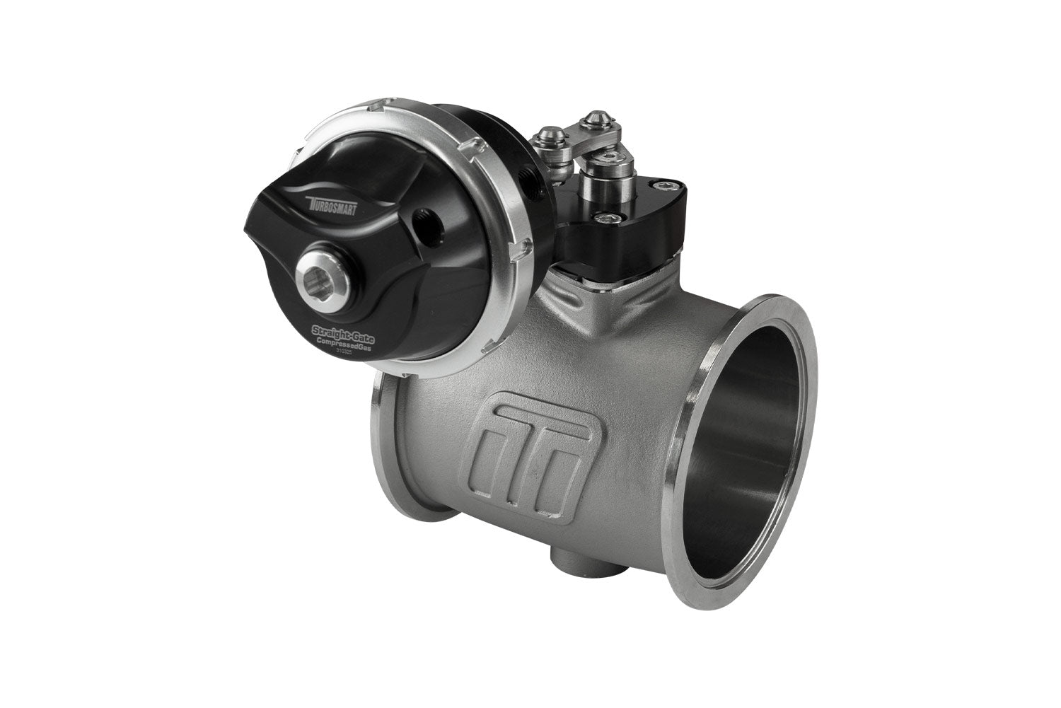 PSG76CG Pneumatic StraightGate76 Compressed Gas 7psi Black by Turbosmart - performance upgrade from Torque Lab