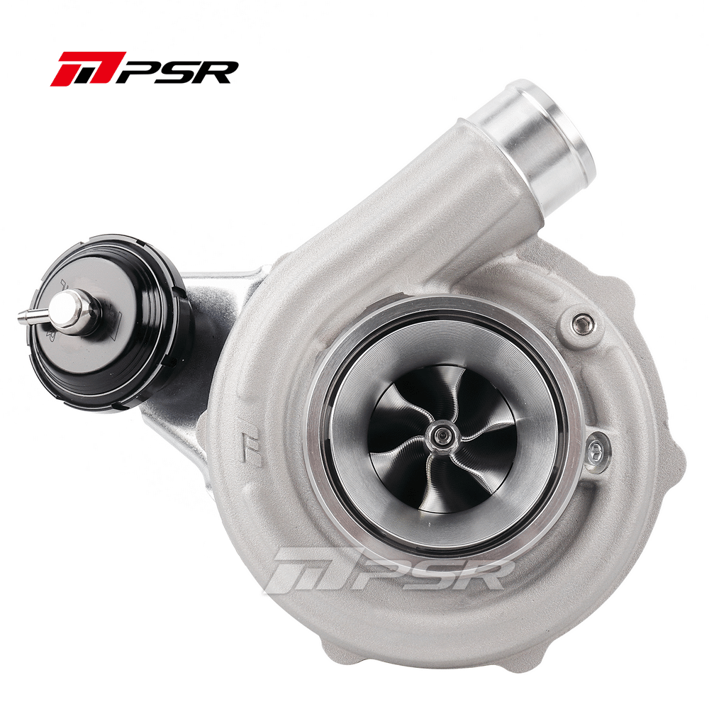 Pulsar Turbo PSR 5855A Curved Point Milled Compressor Wheel Dual Ball Bearing Turbocharger HP Rating 770 by Pulsar Turbo available at Torque Lab
