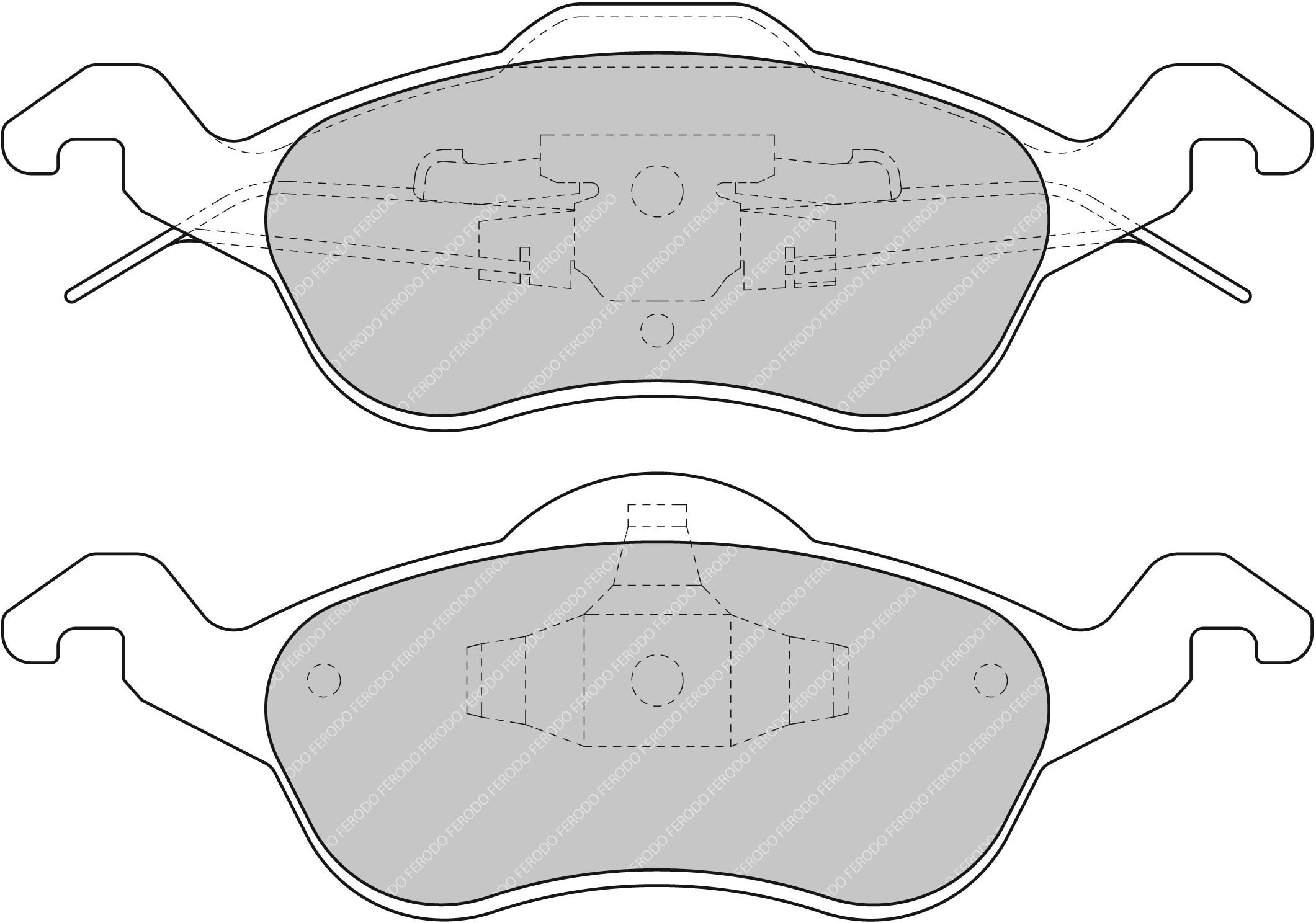 Ferodo Semi-Metallic Brake Pads | FER-FCP1318H