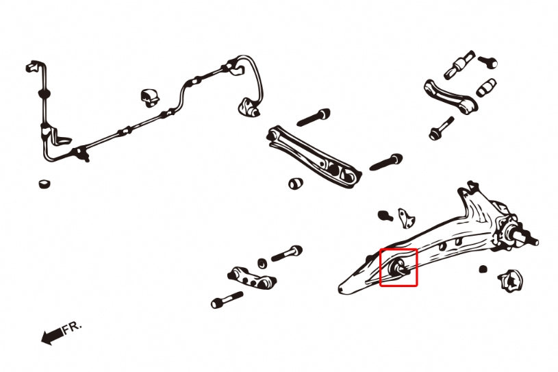 Rear Trailing Arm Bushing Honda CR-V