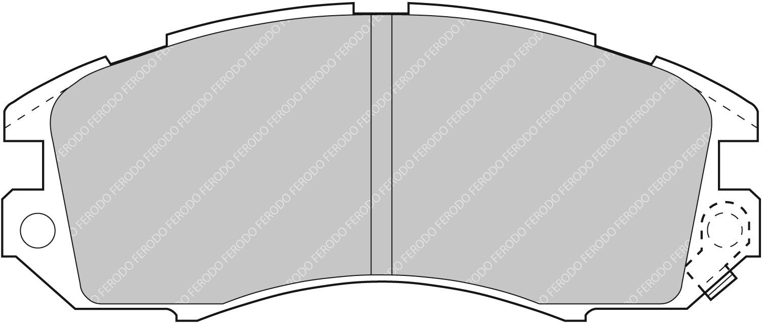 Ferodo Semi-Metallic Brake Pads | FER-FDS789
