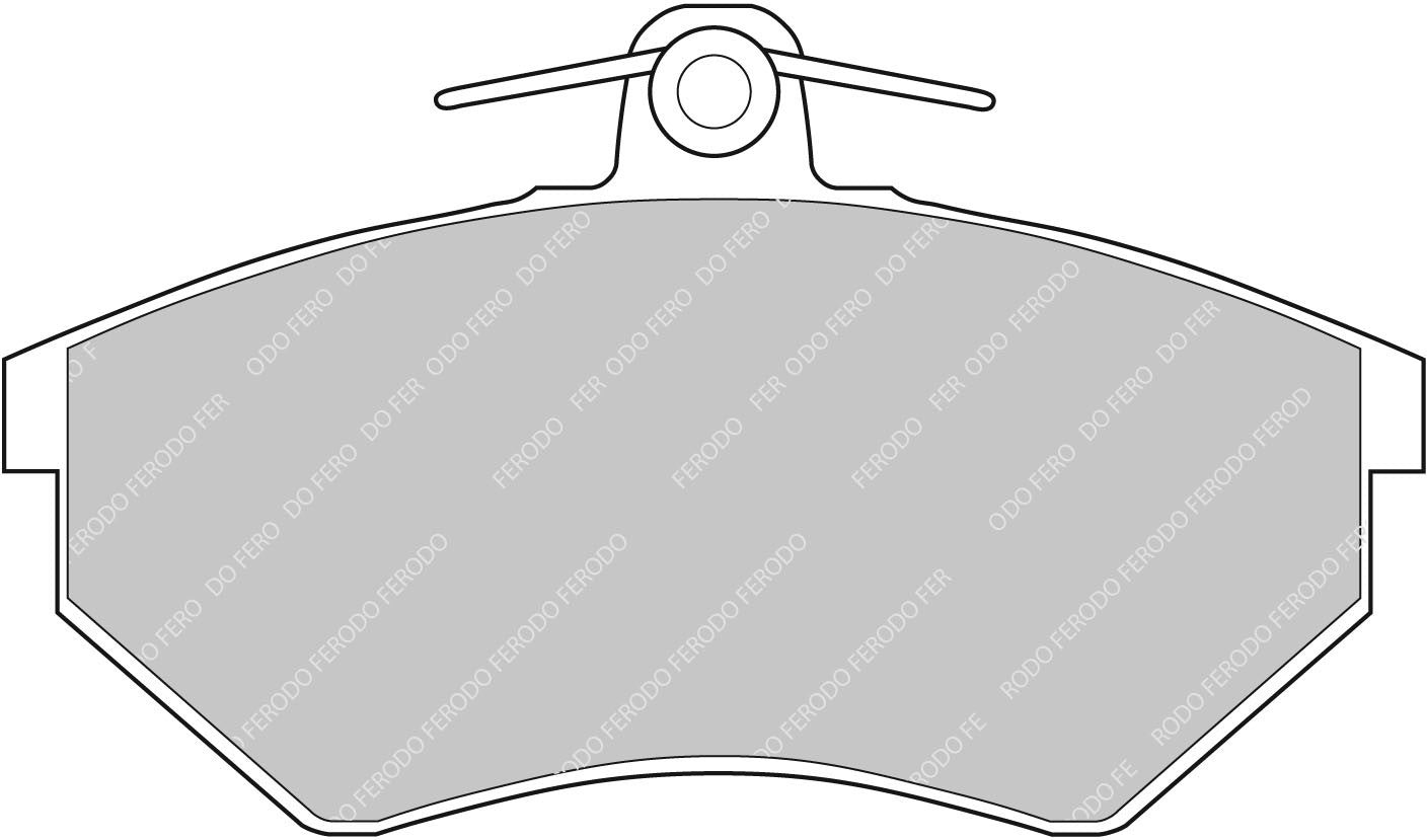Ferodo Semi-Metallic Brake Pads | FER-FCP774W