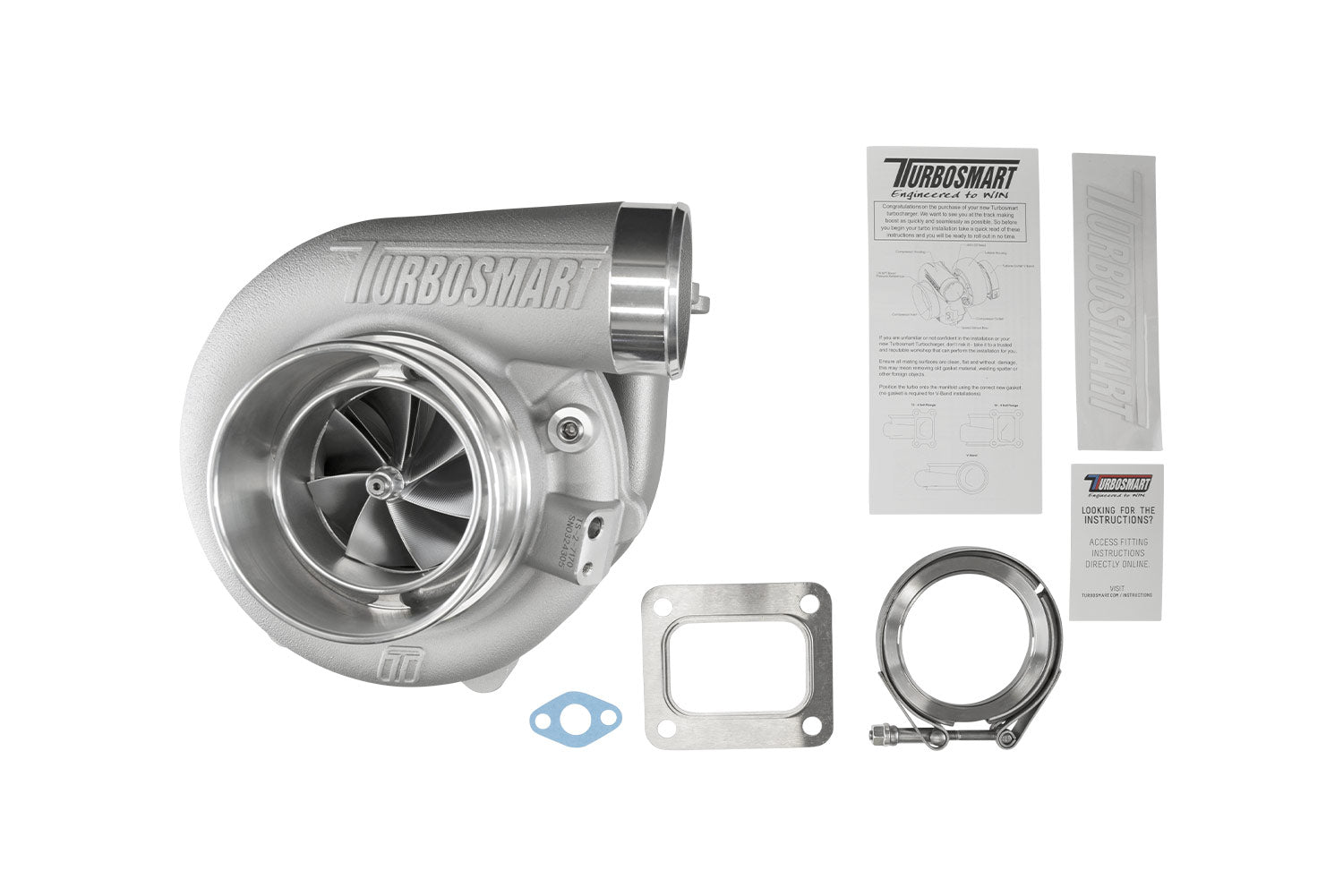 TS-2 Turbocharger (Water Cooled) 7170 T4 Divided 0.82AR Externally Wastegated