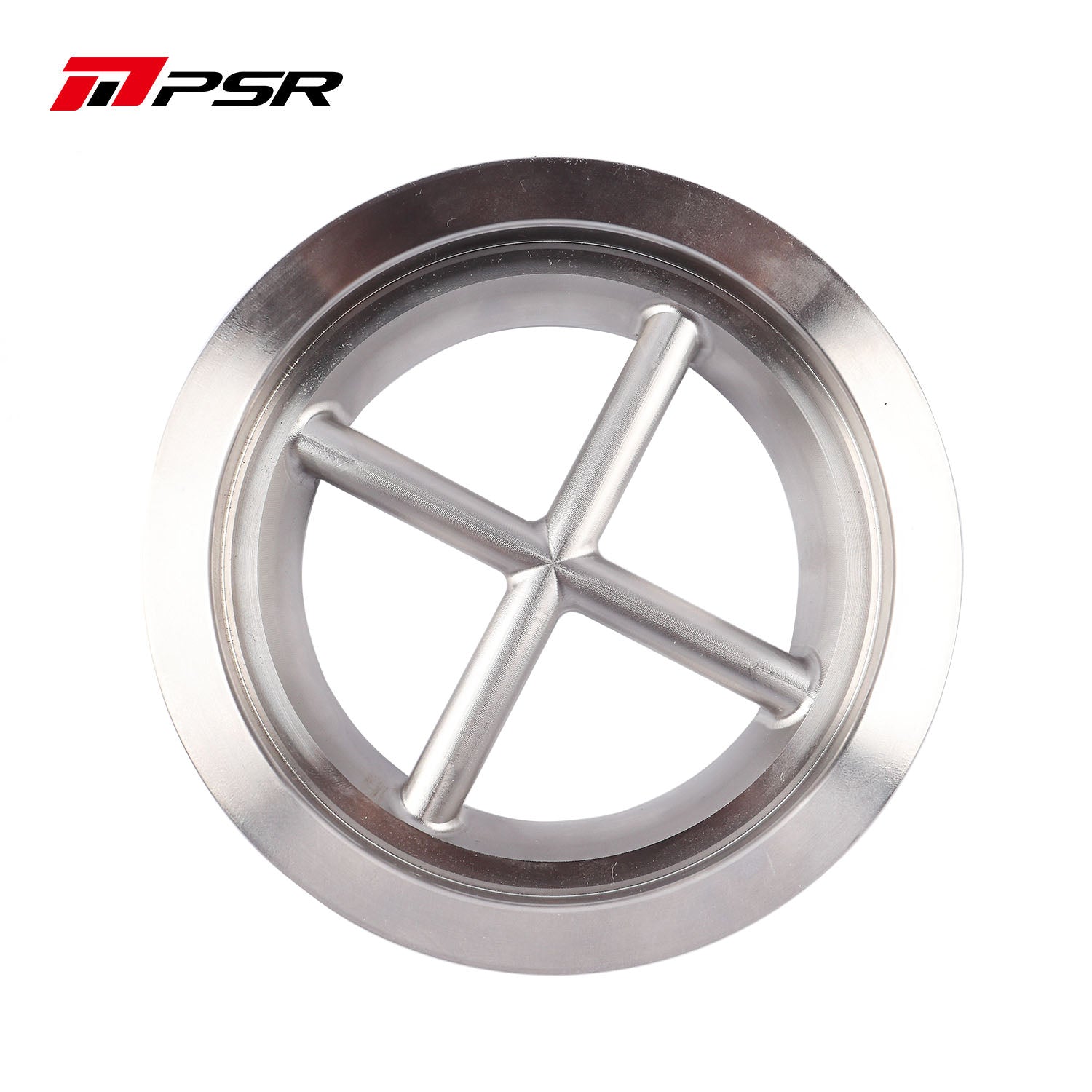 Pulsar PSR 5'' to 4'' Stainless Steel Cross Guard Flange Clamp Kit for 400 Series Turbos Turbine Housing Outlet
