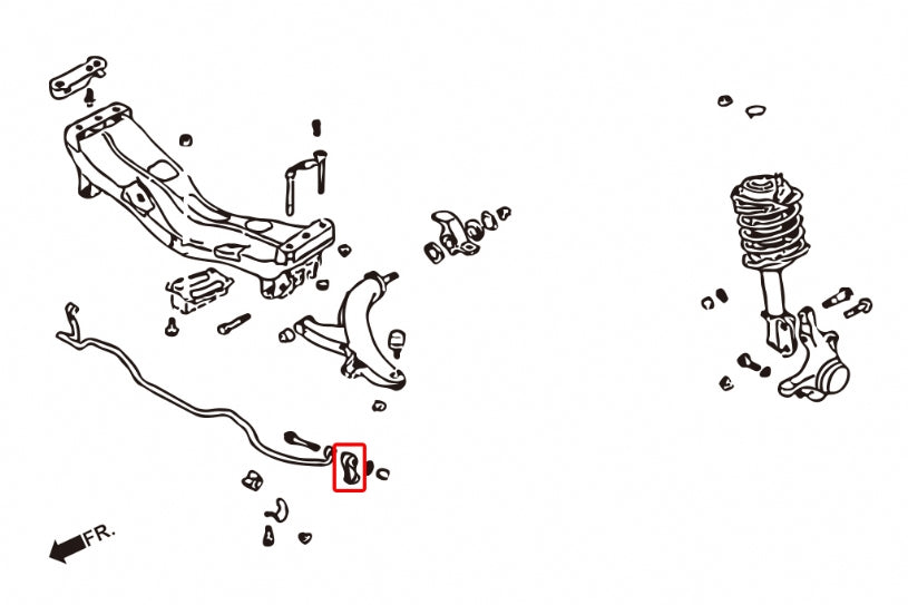 Front Reinforced Stabilizer Link Kits Subaru Forester, Impreza, Legacy/outback