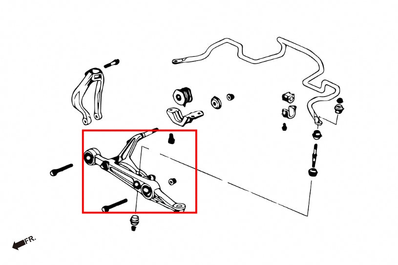 Front Lower Control Arm Honda Civic