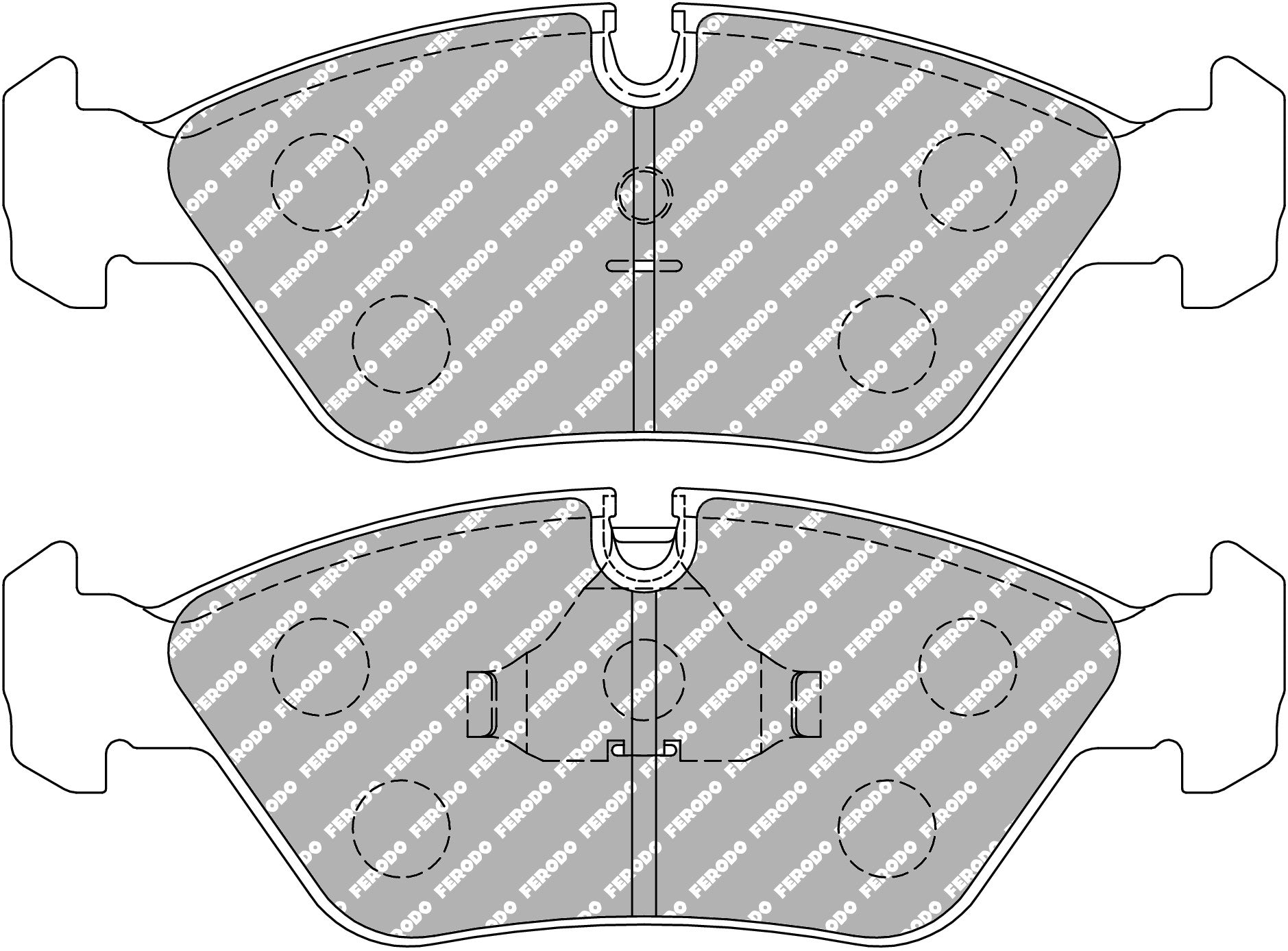 Ferodo Semi-Metallic Brake Pads | FER-FCP256H