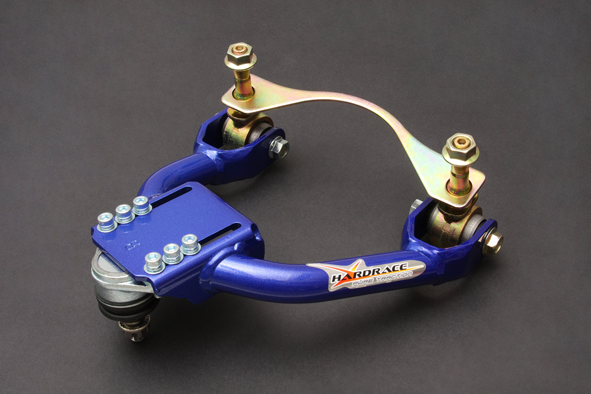 Hardrace Adjustable Front Upper Camber Kit With Hardened Rubber Bushes 2Pc Set Honda Civic CRX 88-91