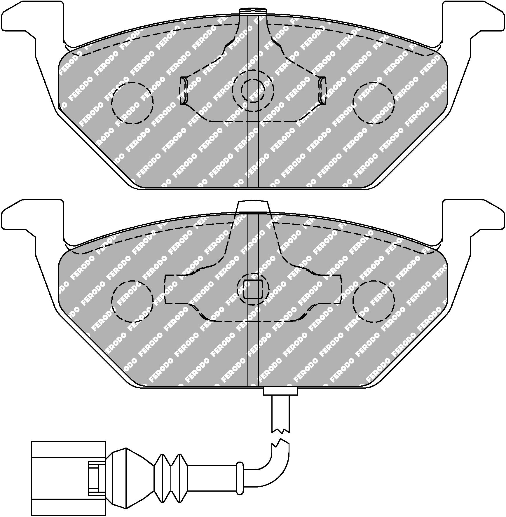 Ferodo Semi-Metallic Brake Pads | FER-FDS1398