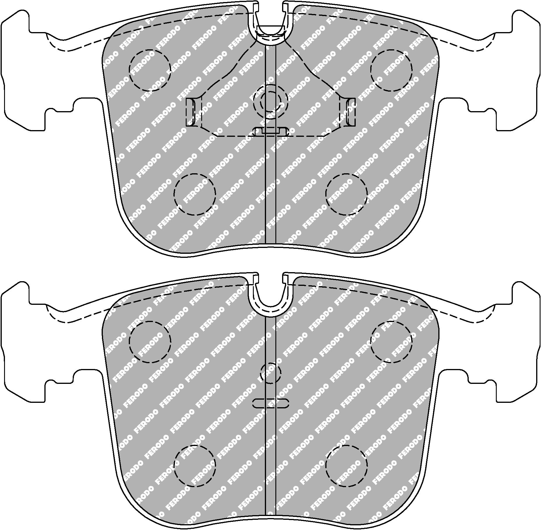 Ferodo Semi-Metallic Brake Pads | FER-FCP856H