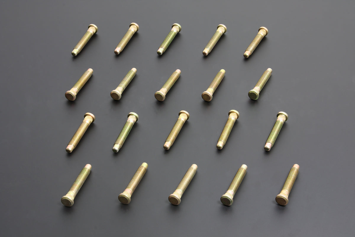 Hardrace Extended Wheel Studs M12X1.5 20Pc Set Honda Most Models