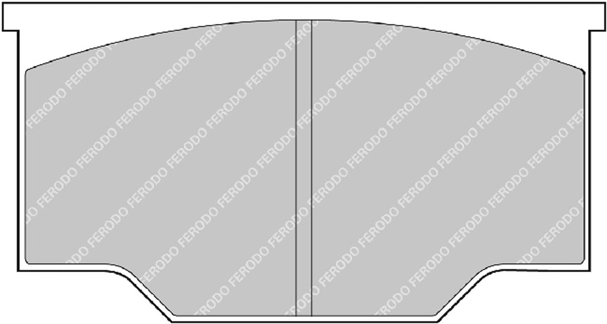 Ferodo Semi-Metallic Brake Pads | FER-FRP101R