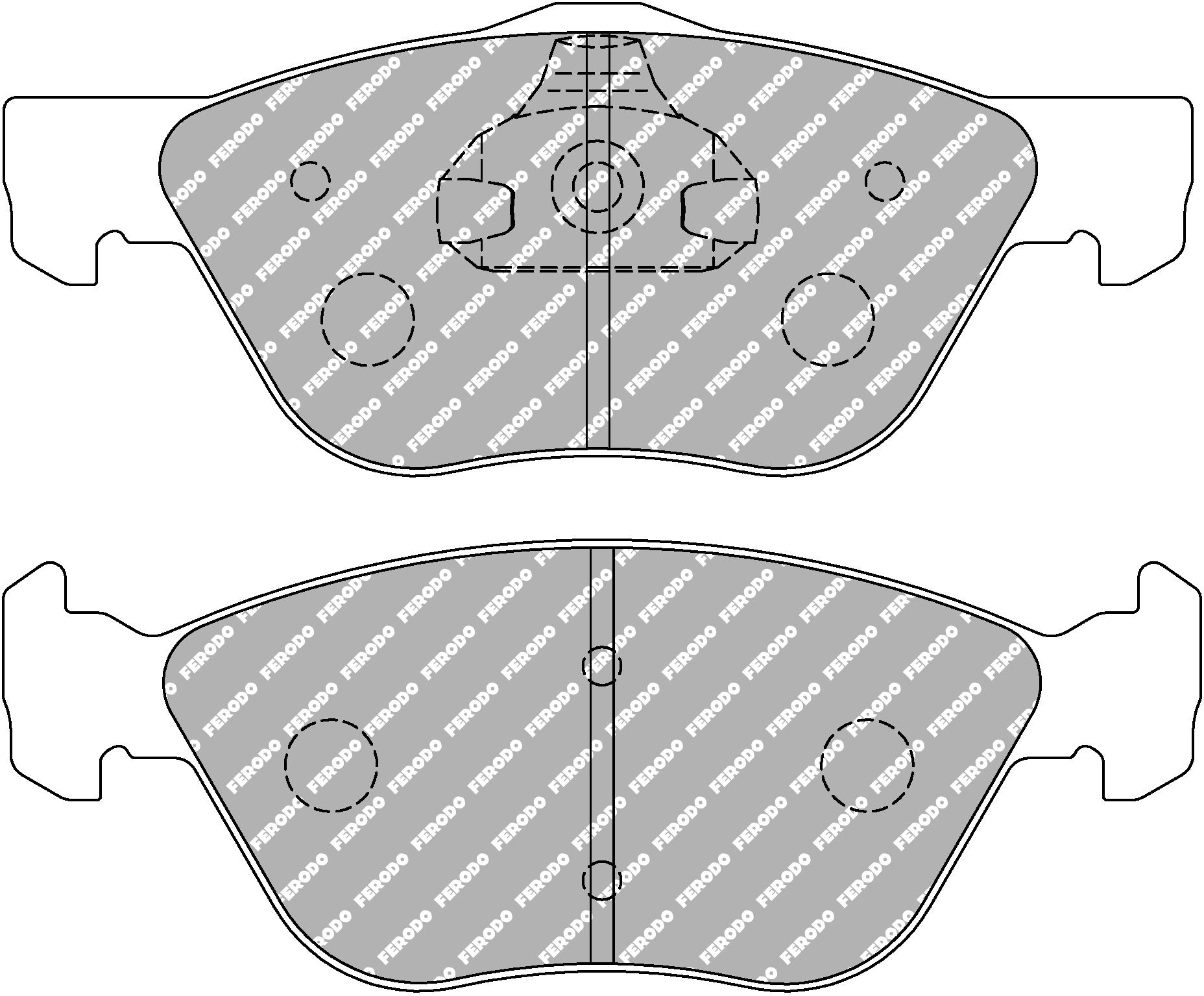 Ferodo Semi-Metallic Brake Pads | FER-FCP1052R