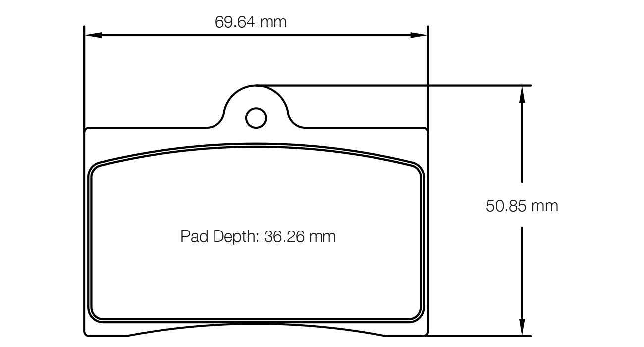 Pagid Racing UT 2 Brake Pads - Brake | S6008UT2001 - Pagid Racing brake pads
