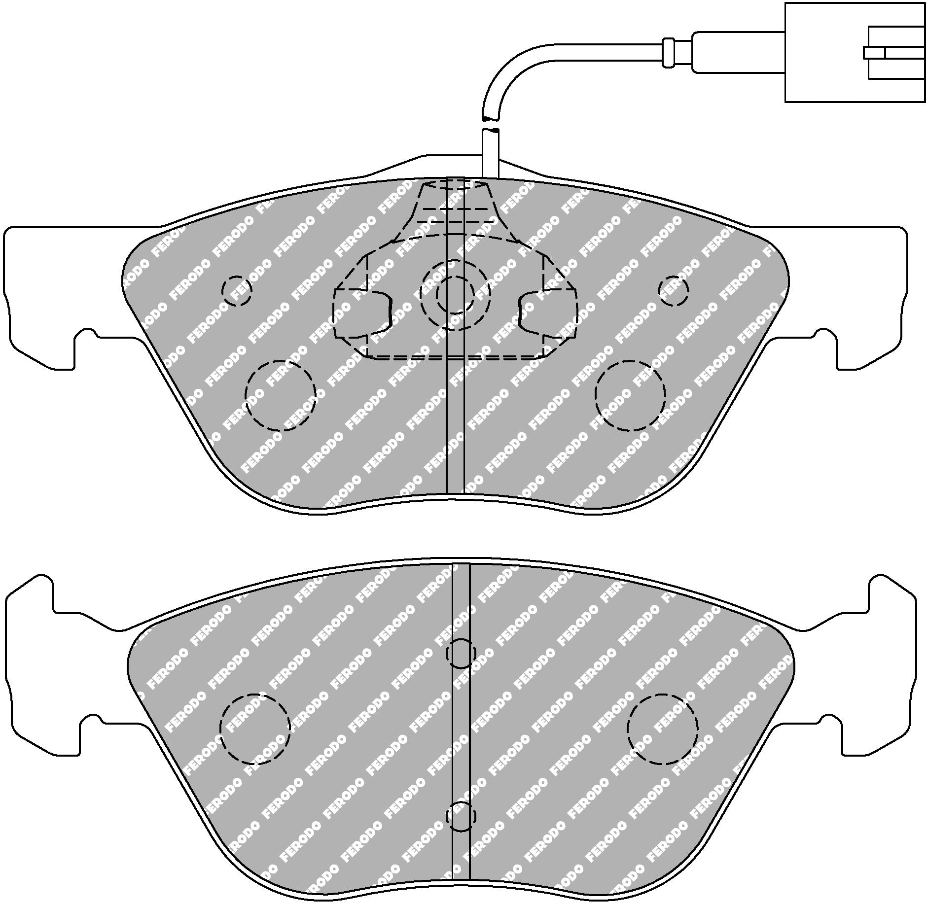 Ferodo Semi-Metallic Brake Pads | FER-FDS1052