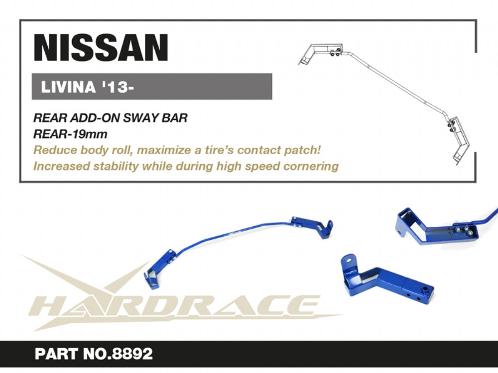 Rear Add-on Sway Bar Nissan Livina