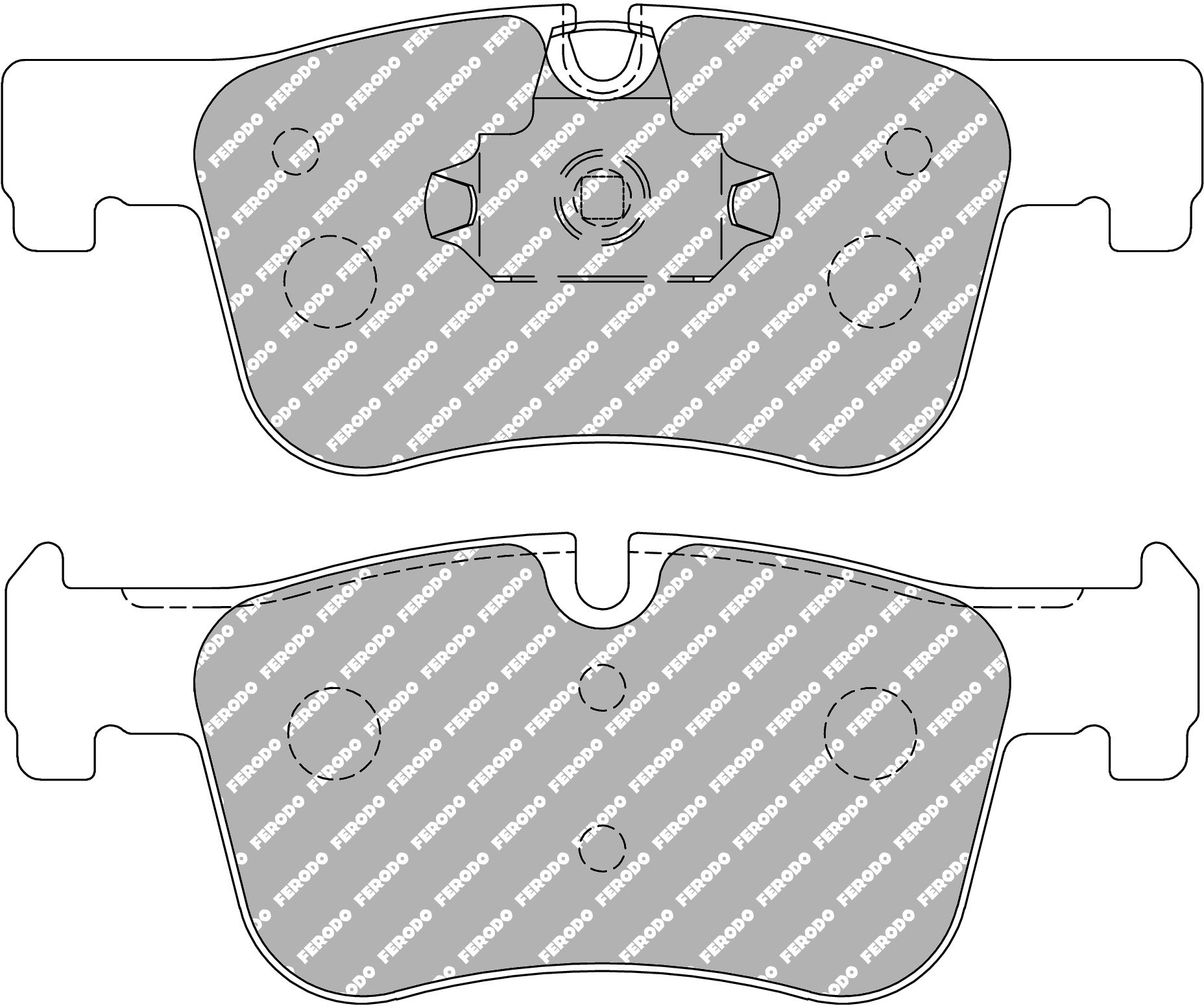 Ferodo Semi-Metallic Brake Pads | FER-FCP4489H