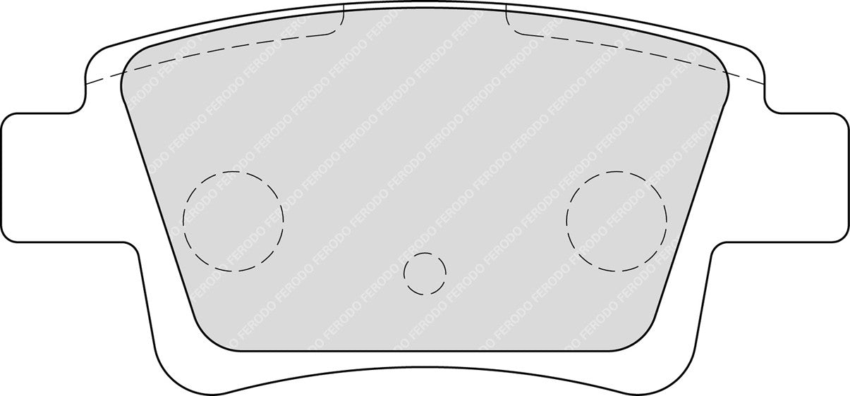 Ferodo Semi-Metallic Brake Pads | FER-FCP1858H