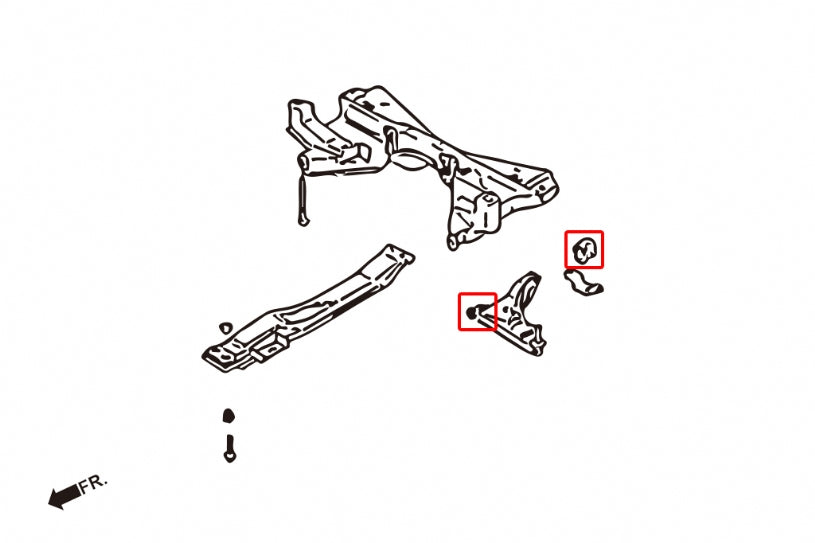 Front Lower Arm Bushing Mitsubishi Lancer mirage