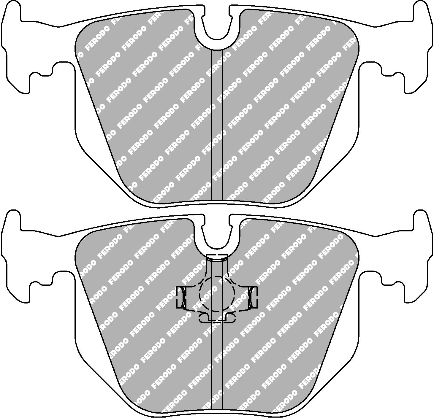 Ferodo Semi-Metallic Brake Pads | FER-FCP857H