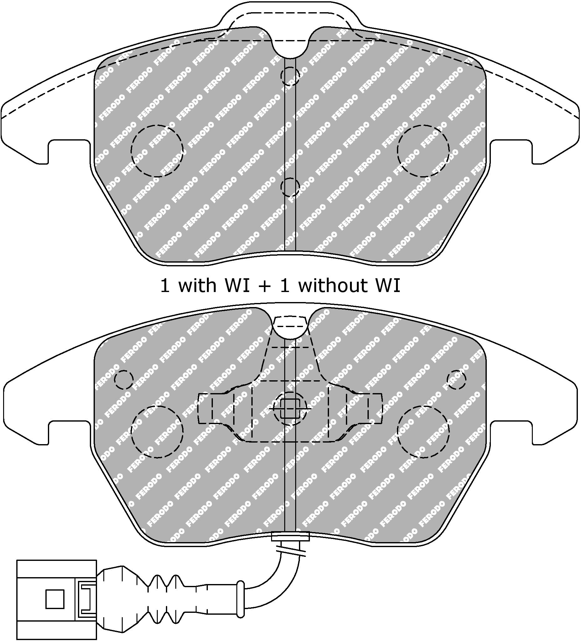 Ferodo Semi-Metallic Brake Pads | FER-FDS1641