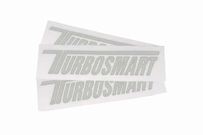TS Car Decal - White 600mm x 130mm by Turbosmart - performance upgrade from Torque Lab
